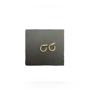 Melrose and Market small gold hoop earrings. NWOT